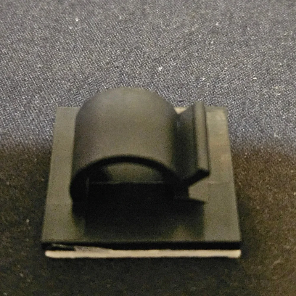 3M Adhesive Cable Clips and Zip Tie Mounts Bulk Lot 500+ Pieces Black White